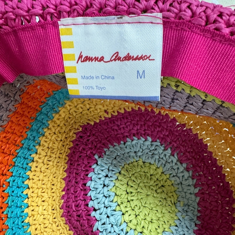 NWOT HANNA ANDERSSON GIRL’S COLORFUL HAT-MEDIUM - Picture 2 of 5